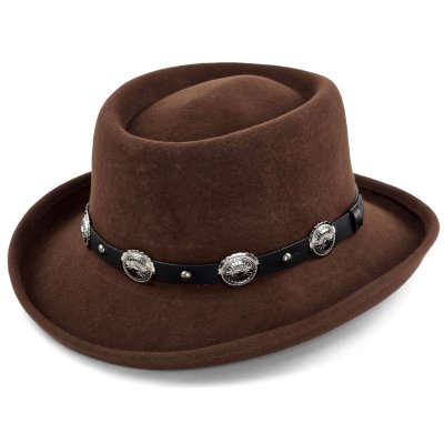Chapeaux - Gårda Winchester Gambler (marron)