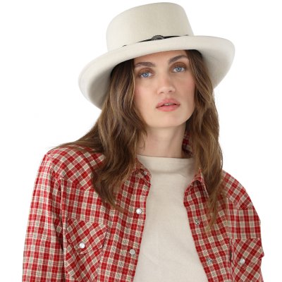 Chapeaux - Gårda Winchester Gambler (blanc)