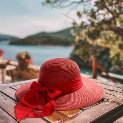 Chapeaux - Gårda Floppy (rouge)