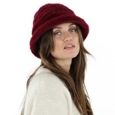 Chapeaux - Gårda Atri Angora Cloche (bourgogne)