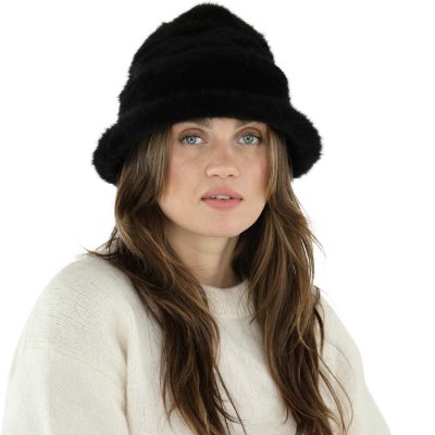 Chapeaux - Gårda Atri Angora Cloche (noir)