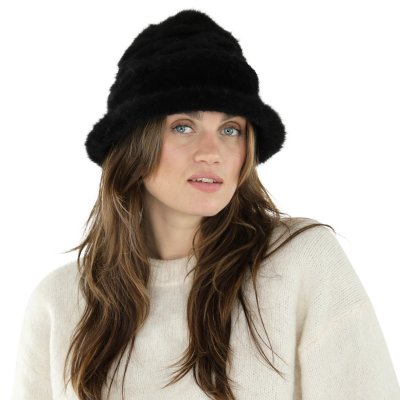 Chapeaux - Gårda Atri Angora Cloche (noir)
