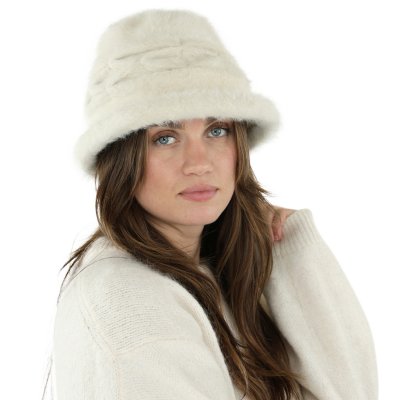 Chapeaux - Gårda Atri Angora Cloche (blanc)