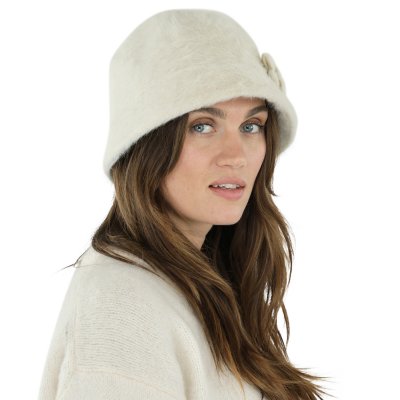 Chapeaux - Gårda Le Vigan Angora Bucket Hat (blanc)