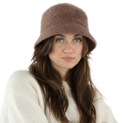 Chapeaux - Gårda Orvieto Angora Bucket Hat (brun)