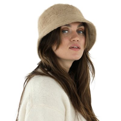 Chapeaux - Gårda Orvieto Angora Bucket Hat (chameau)
