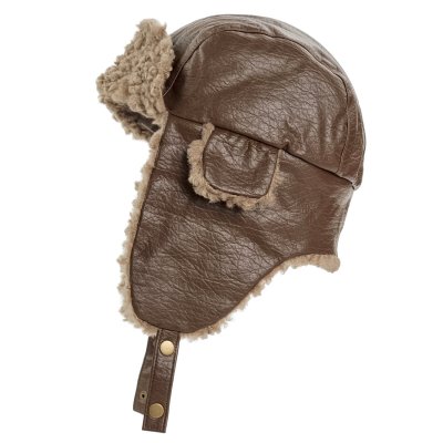 Chapeau de trappeur - Gårda Linsell PU Trapper (brun)