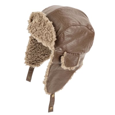 Chapeau de trappeur - Gårda Linsell PU Trapper (brun)