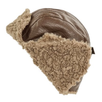 Chapeau de trappeur - Gårda Linsell PU Trapper (brun)