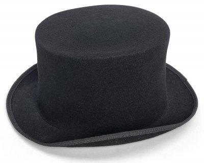 Chapeaux - Gårda Chiesa Top Hat Wool (noir)
