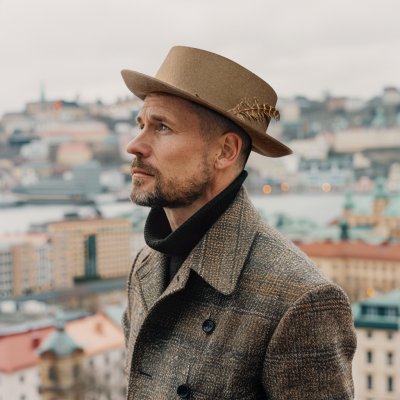 Chapeaux - Gårda Corby Pork Pie (marron clair)