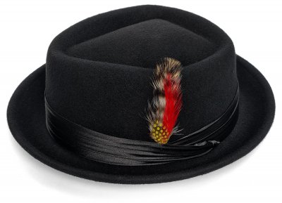 Chapeaux - Gårda Perth Pork Pie (noir)