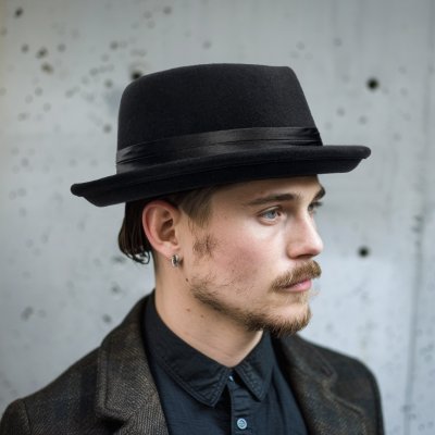 Chapeaux - Gårda Perth Pork Pie (noir)