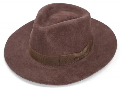 Chapeaux - Gårda Raglan Fedora (marron)