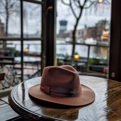 Chapeaux - Gårda Raglan Fedora (marron)