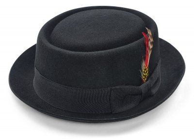 Chapeaux - Gårda Russel Pork Pie (noir)