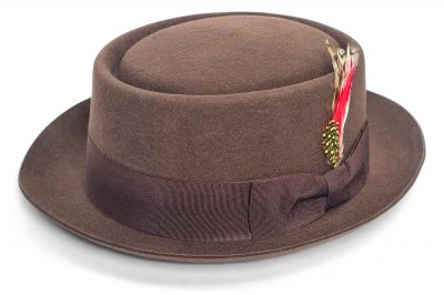 Chapeaux - Gårda Russel Pork Pie (marron)