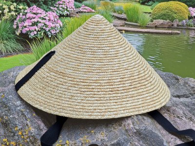 Chapeaux - Gårda Soriya Chapeau conique asiatique (naturelle)