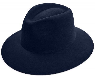 Chapeaux - Gårda Townsville Fedora (bleu foncé)