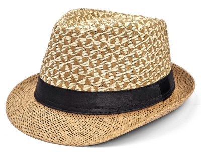 Chapeaux - Gårda Chapeau de paille Trilby (naturelle)