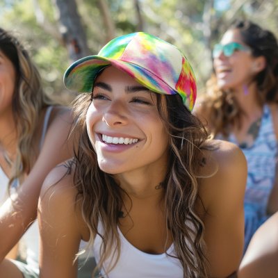 Casquette - Gårda Marble Baseball (blanc/multi)