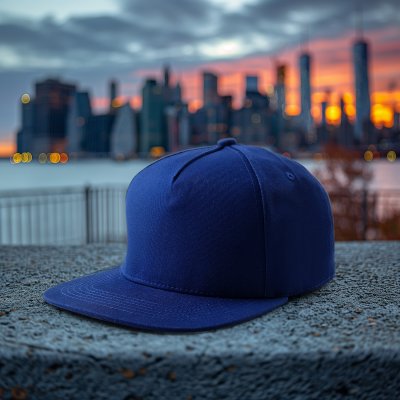 Casquette - Gårda Stevens Basic Snapback (bleu)