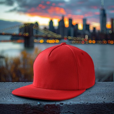 Casquette - Gårda Stevens Basic Snapback (rouge)