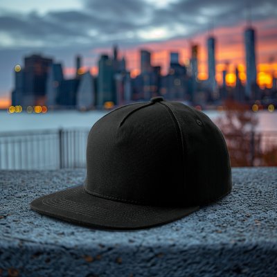 Casquette - Gårda Stevens Basic Snapback (noir)