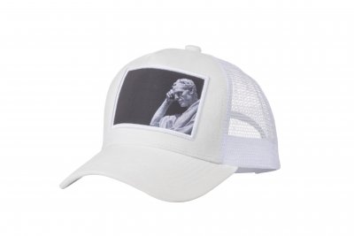 Casquettes - Gårda Velvet Trucker Ancient Thinking (blanc)