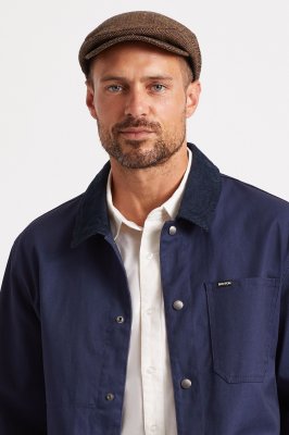 Casquette gavroche/irlandaise - Brixton Hooligan (marron-khaki)