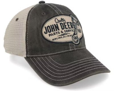 Casquettes - John Deere 6 Panel Chan & Mesh Dad Cap (gris/beige)