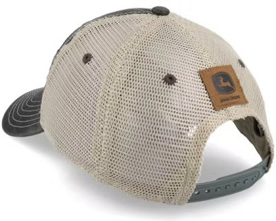 Casquettes - John Deere 6 Panel Chan & Mesh Dad Cap (gris/beige)