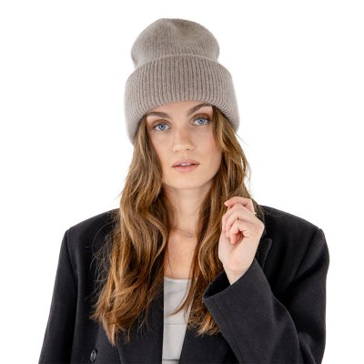 Bonnets - Gårda Angora Beanie (greige)