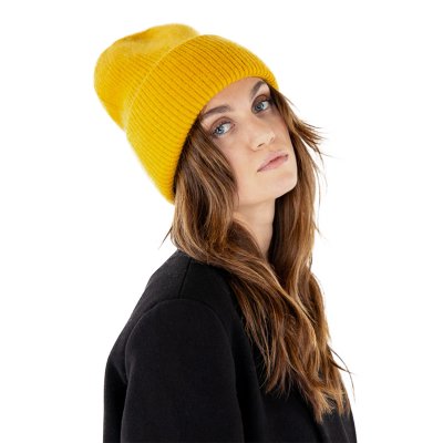Bonnets - Gårda Angora Beanie (jaune)