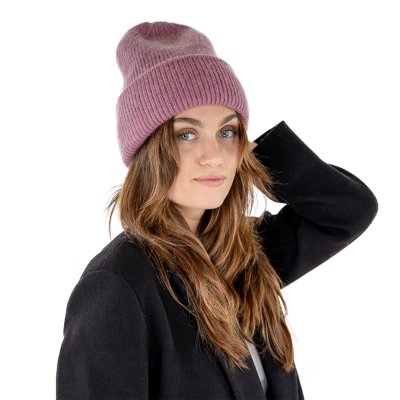 Bonnets - Gårda Angora Beanie (violet)