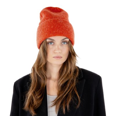 Bonnets - Gårda Angora Beanie (orange)
