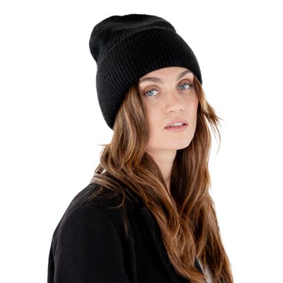 Bonnets - Gårda Angora Beanie (noir)