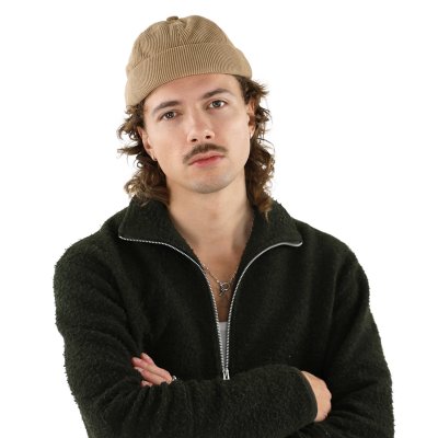 Bonnet - Gårda Lymington Corduroy Docker Beanie (beige)