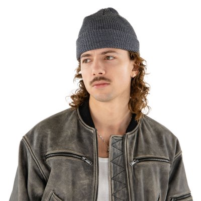 Bonnet - Gårda Loxley Knitted Docker Beanie (gris foncé)