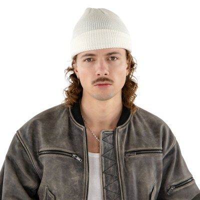 Bonnet - Gårda Loxley Knitted Docker Beanie (blanc)