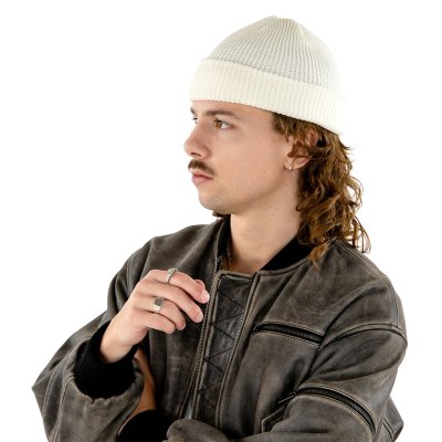 Bonnet - Gårda Loxley Knitted Docker Beanie (blanc)