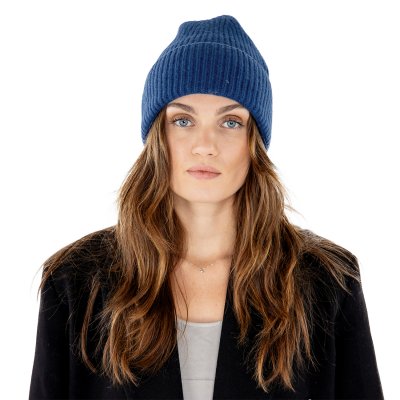 Bonnets - Gårda Selfoss Wool Beanie (bleu)