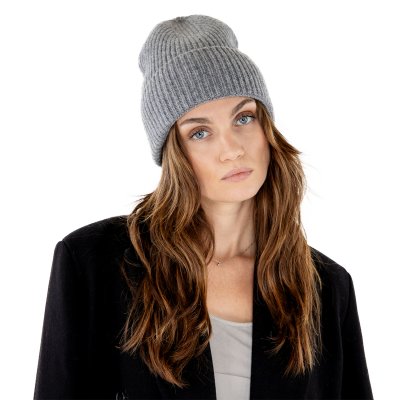 Bonnets - Gårda Selfoss Wool Beanie (gris)