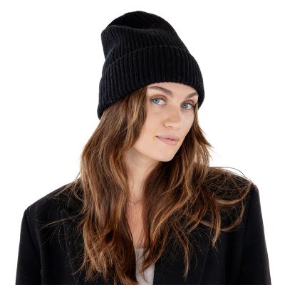 Bonnets - Gårda Selfoss Wool Beanie (noir)