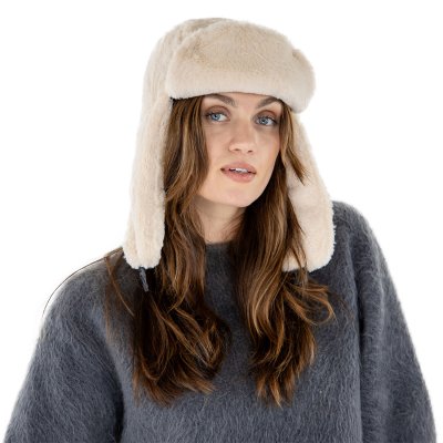 Chapeau de trappeur - Gårda Angora Trapper Hat (crème)