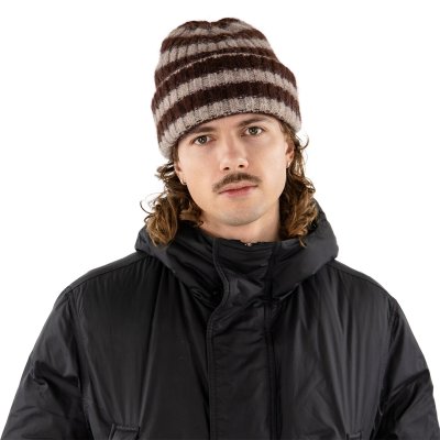 Bonnet - Gårda Isfjord Slouch Beanie (marron/kaki)