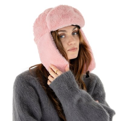 Chapeau de trappeur - Gårda Angora Trapper Hat (rose)