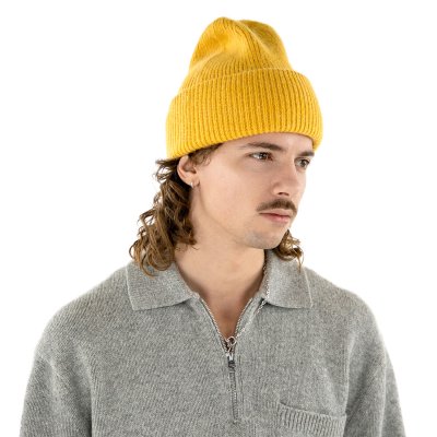 Bonnets - Gårda Angora Beanie (jaune)