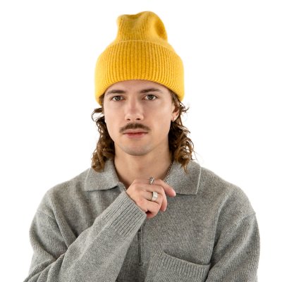 Bonnets - Gårda Angora Beanie (jaune)