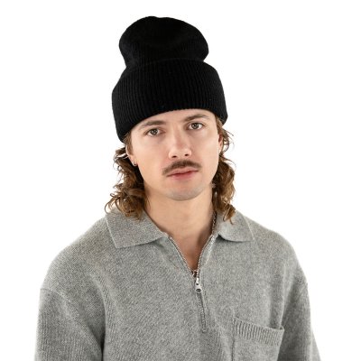 Bonnets - Gårda Angora Beanie (noir)